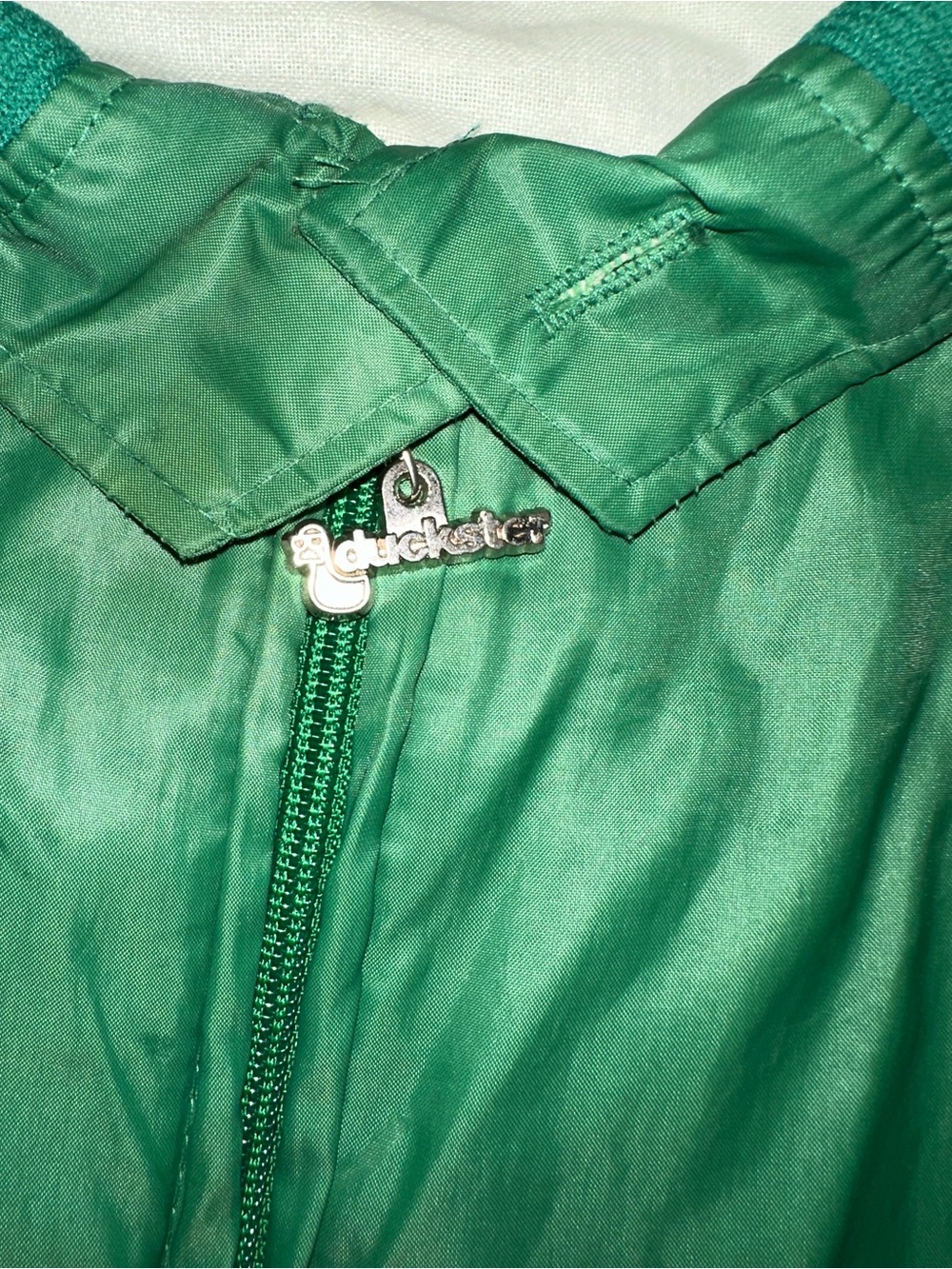 Duckster Classic Green Bomber Men’s Jacket - Picture 3 of 7
